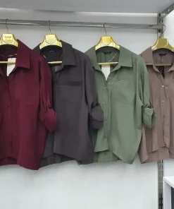 Koszule Damskie,size s-2xl,Paczka 5szt,1kolor
