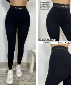 Legginsy Damskie,Size m/l-xl/2xl,paczka 12szt, 1 kolor