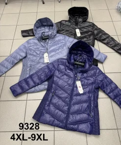 Kurtki damskie,size 4xl-9xl,paczka 6szt ,1kolor