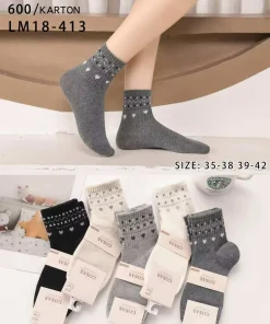 Skarpety Damskie,size 35-42,Paczka 40szt ,mix kolor