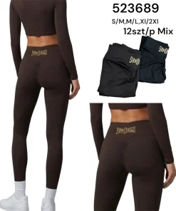 Legginsy damskie,Size s/m-xl/2xl,paczka 12szt, mix kolor