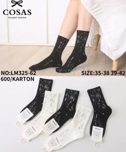 Skarpety Damskie, size 35-42,Paczka 40szt, mix kolor