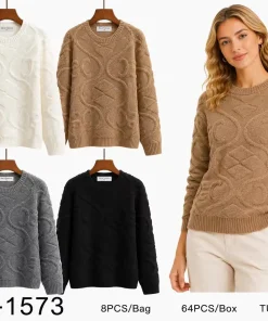 Swetry damskie,size uni,paczka 8szt ,mix kolor