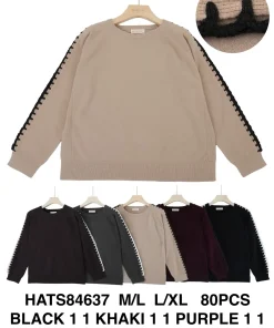 Swetry damskie,size m/l-l/xl,Paczka 10szt ,mix kolor