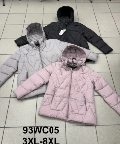 Kurtki damskie,size 3xl-8xl,paczka 6szt ,1kolor
