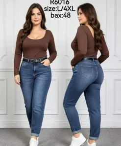 Jeansy Damskie, size l-4xl,Paczka 12szt, 1 kolor