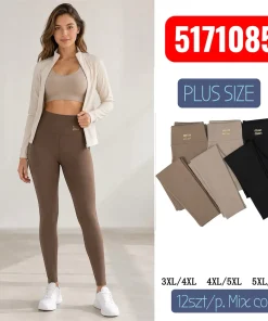 Legginsy damskie,Size 3xl/4xl-5xl/6xl,paczka 12szt, mix kolor