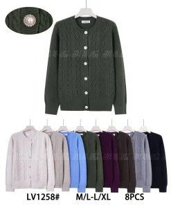 Swetry damskie,size m/l-l/xl,Paczka 8szt ,mix kolor