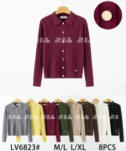 Swetry damskie,size m/l-l/xl,Paczka 8szt ,mix kolor