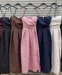 Sukienki Damskie WŁOSKA,Size uni,paczka 6szt, mix kolor