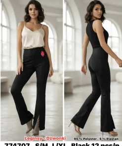 Leginsy Damskie, size s/m-l/xl,Paczka 12szt, 1 kolor