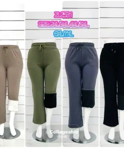 Spodnie damskie ,size 2/3-6/7xl,Paczka 12szt,mix kolor