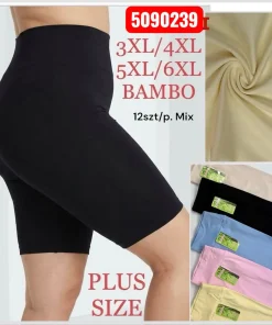 Legginsy damskie,Size 3xl/4xl-5xl/6xl,paczka 12szt, mix kolor