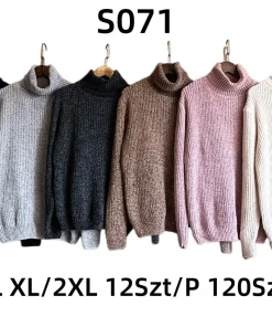 Swetry Damskie,size m/l-xl/2xl,Paczka 12szt,mix kolor