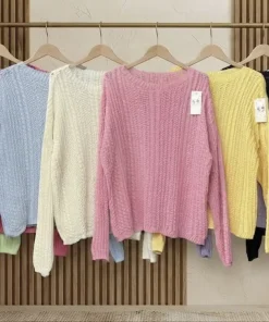 Swetry damskie, size uni,paczka 6szt,mix kolor