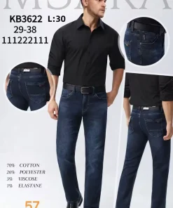 Spodnie JEANSOWE MĘSKIE,Size 29-38,paczka 12szt, 1 kolor