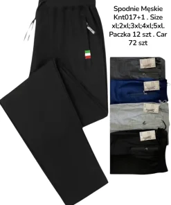 Spodnie MĘSKIE,Size xl-5xl,paczka 12szt, mix kolor