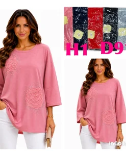 Bluzki Damskie,Size m/l-xl/2xl,paczka 12szt, mix kolor