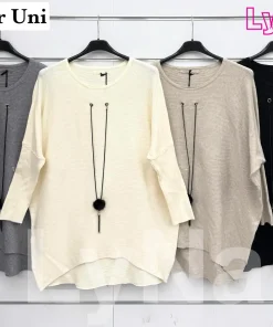 Swetry Damskie WŁOSKA,Size uni,paczka 6szt, mix kolor