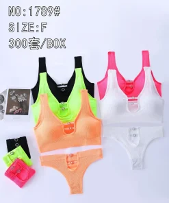 Komplet bielizny Damskie,size F,paczka 12szt, mix kolor