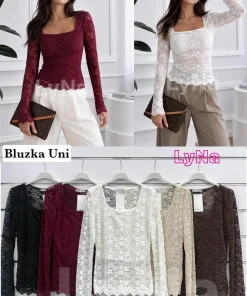 Bluzki Damskie WŁOSKA,Size uni,paczka 6szt, mix kolor