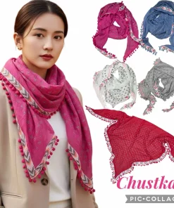 Szaliki DAMSKA,paczka 12szt, mix kolor