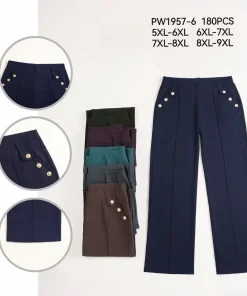 Spodnie Damskie,Size 5xl/6xl-8xl/9xl,paczka 12szt, mix kolor