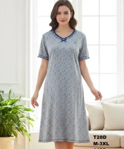 Koszule nocne damskie,size m-3xl, Paczka 10szt ,mix kolor