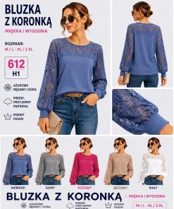 Bluzki Damskie,Size m/l-xl/2xl,paczka 12szt, mix kolor