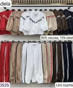 Komplety Damskie WŁOSKA,Size uni,paczka 6szt, mix kolor