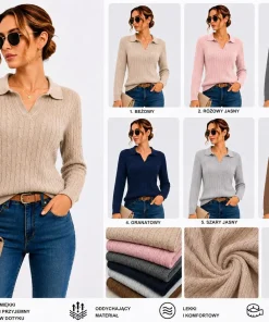Swetry Damskie,Size l/xl-2xl/3xl,paczka 12szt, mix kolor