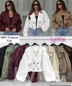 Kurtki damskie , WŁOSKA,Size uni ,paczka 6 szt mix kolor