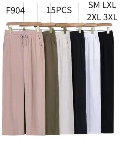 Spodnie damskie,size s/m-2/3xl,paczka 15szt ,mix kolor
