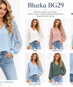 Bluzki Damskie,Size xl/2xl-2x/3xl,paczka 12szt, mix kolor