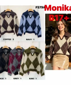 Swetry Damskie WŁOSKA,Size uni,paczka 6szt, mix kolor