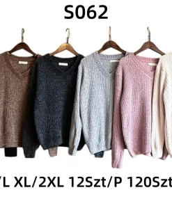 Swetry Damskie, size m/l-xl/2xl,Paczka 12szt ,mix kolor