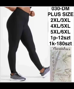 Leginsy Damskie,size 2xl/3xl-5xl/6xl,Paczka 12szt,1kolor
