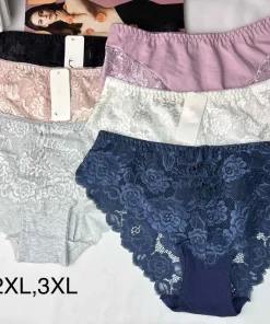 Majtki damskie,Size xl-3xl,paczka 24szt, mix kolor