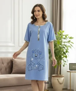 Koszule nocne damskie,size s-2xl, Paczka 10szt ,mix kolor