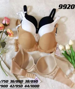 Biustonosz D Damskie,Size 34/75-44/100,paczka 6szt, 1 kolor