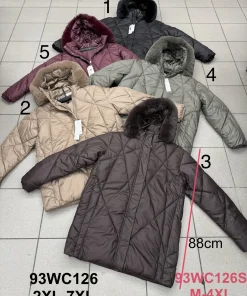 Kurtki damskie,size 2-7xl,paczka 6szt ,1kolor
