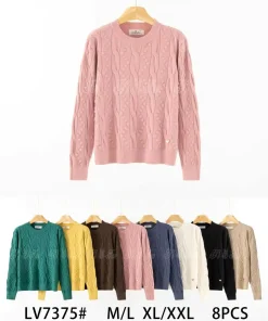 Swetry Damskie,size m/l-xl/2xl,paczka 8szt ,mix kolor