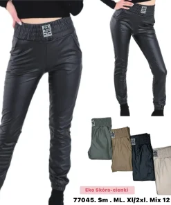 Spodnie skórzane Damskie, size s/m-xl/2xl,Paczka 12szt ,mix kolor