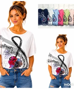 Bluzki Damskie,Size 2xl/3xl-4xl/5xl,paczka 12szt, mix kolor
