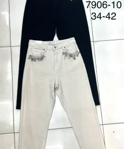 Jeansy damskie,Size 34-42,paczka 10szt, 1 kolor