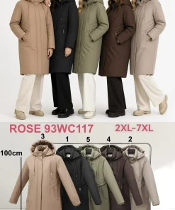 Kurtki damskie,size 2-7xl,paczka 6szt ,1kolor