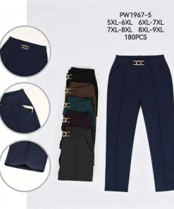 Spodnie Damskie, size 5xl/6xl-8xl/9xl,Paczka 12szt ,mix kolor