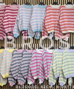 Swetry Damskie, size uni,Paczka 6szt ,mix kolor