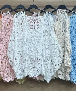 Bluzki damskie, size uni,paczka 6szt,mix kolor