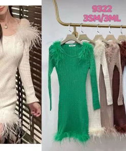 Sukienki Damskie,Size s/m-m/l,paczka 12szt, mix kolor